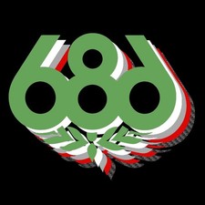 686 Snowboard Ski Outdoor Die Cut Sticker Decal 7.5" x 5" Pick color