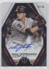 2021 Topps Tribute Tribute Auto Purple /50 Mike Yastrzemski #TA-MY Auto