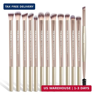 MAANGE 13 Pcs Makeup Brushes with Bag, Multi-functional Eye Makeup Brush Set Pro