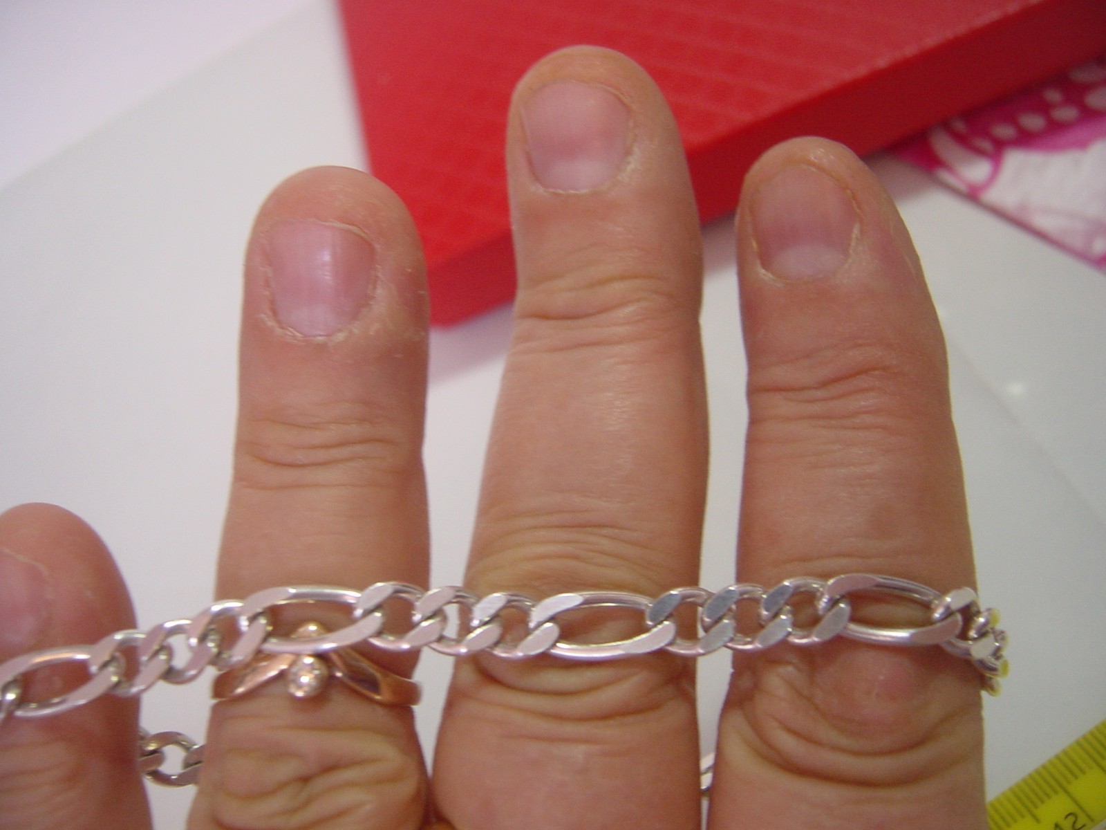 Vintage Solid Thick Sterling Silver superb Chunky… - image 8