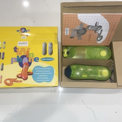 Swatch Twin Phone  Limelite  1997 Open Box