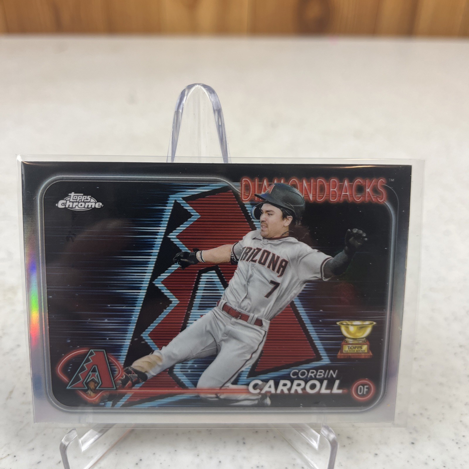 2024 Topps Chrome - Corbin Carroll #267 Lightboard Logo Refractor