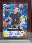 OLIVIA OLSON 2025-26 LEAF METAL AQUATIC WOMEN OF SPORT Coral Reef  AUTO 1/1