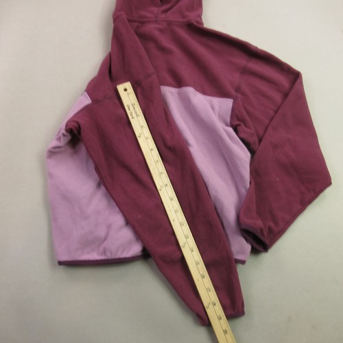 Patagonia Jacket Girls XL 14 Long Sleeve Pockets Lightweight Hooded - Picture 9 of 10