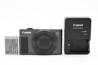 Canon PowerShot SX620 HS Camera Black Battery Charger Set