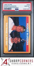 1988 SCORE #648 MARK McGWIRE ROOKIE SLUGGERS PSA 10