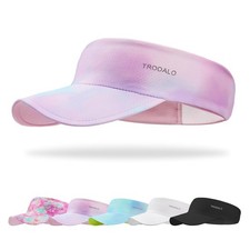 Kids Sun Visor Hats for Girls Boys Lightweight Cooling Stretchy Visor Packabl...