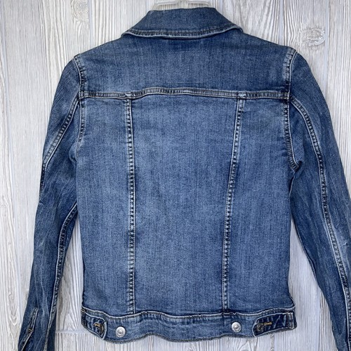 Levi's Jeansjacke mit Knopfleiste Damen Gr. Small Stonewash 29945-0020 Denim Trucker - Bild 3 von 13