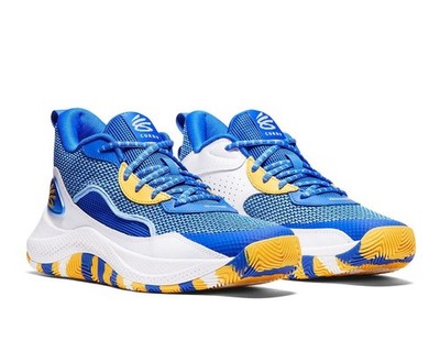 Under Armour Curry 3Z 24 Basketball Shoes Warriors Blue Mens Size