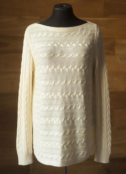 Women Polo Ralph Lauren Sweater White Viscose M
