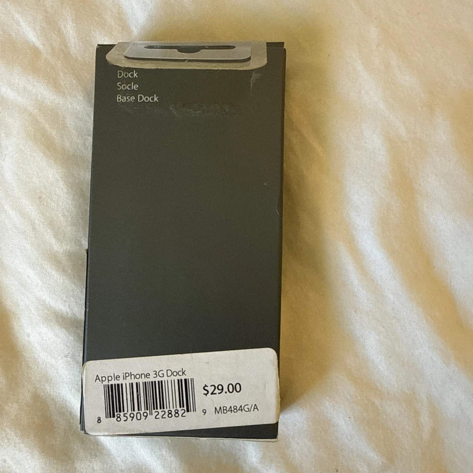 CAJA ABIERTA Apple iPhone 3G Dock MB484G/A Foto 2 de 4