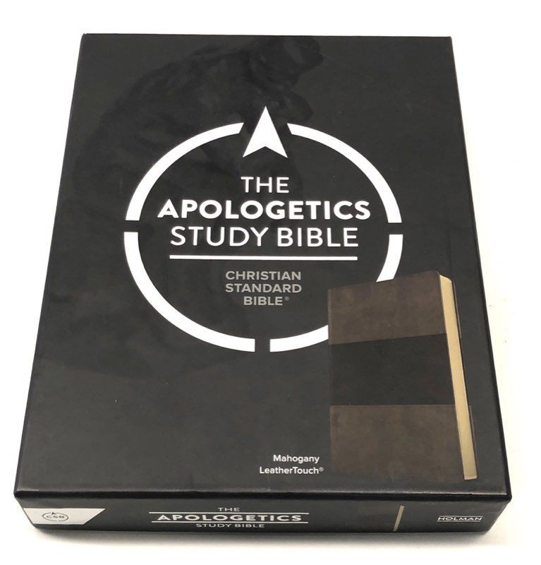 Holman CSB The Apologetics Study Bible Mahogany LeatherTouch Boxed Set Ted Cabal