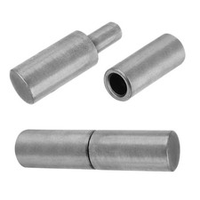 4 PCS Weldable Barrel Hinges Weld On Bullet Door Hinge 3" x 3/4" Heavy Duty S...