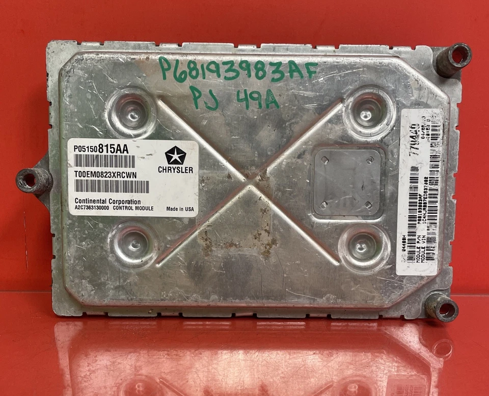 14 JEEP COMPASS PATRIOT 2.4 ECU PCM ECM 68193983AF Warranty - Image 4 of 4