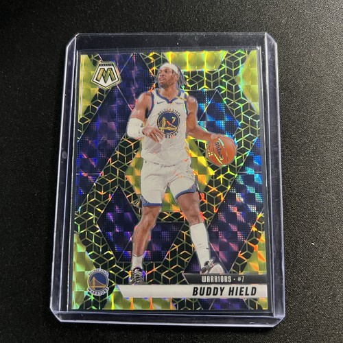 2024-25 Panini Mosaic #2 Buddy Hield Gold Spectris FOTL /10 Warriors