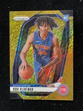 2024-25 Panini Prizm Bobi Klintman #266 FOTL Gold Shimmer Rookie RC /10