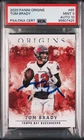 2020 PANINI ORIGINS #65 TOM BRADY PSA 9 DNA SIGNED AUTO 10