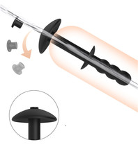 S M L Silicone Plug Trainer Dilator Sounds Stretching New Male Silicone Plug