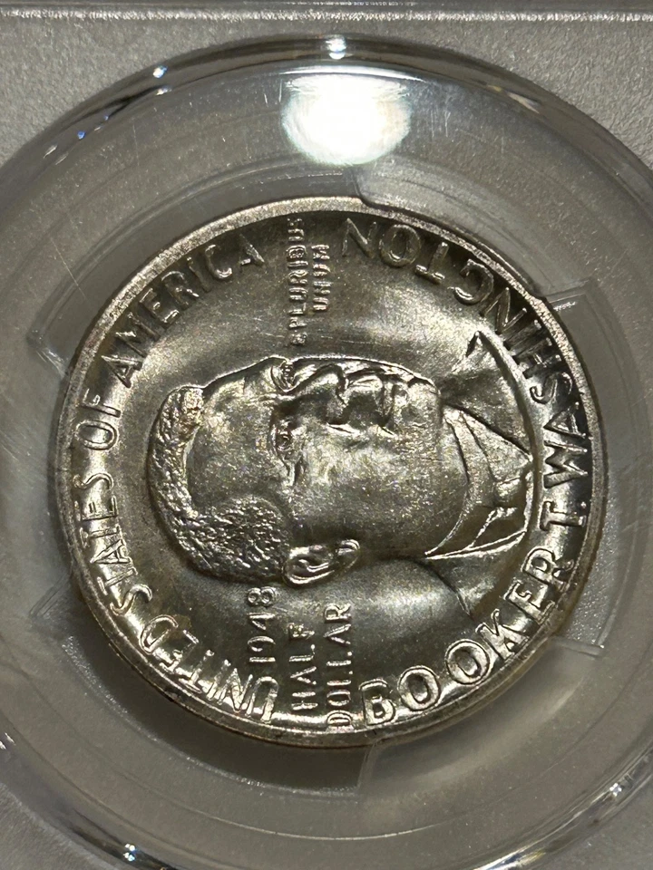 1948 S Booker T Washington Silver Half Dollar PCGS MS66 Only 8,005 Minted - Image 3 of 4