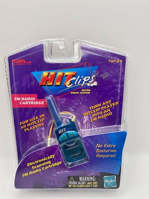 New Hit Clips FM Radio Cartridge Micro Music System Tiger Hasbro