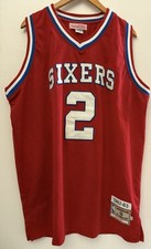 Philadelphia 76ers Moses Malone 1982-83 Mitchell & Ness Jersey Size 54
