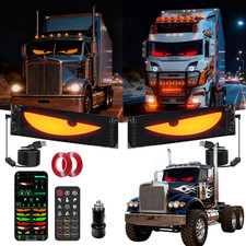 Devil Eyes Light 2PC for Windshield-23.42X4.72In Programmable LED Eyes Advance