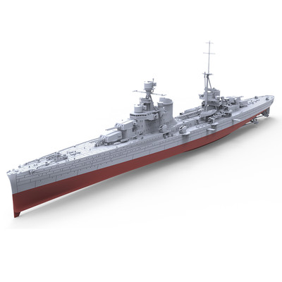 SSC350755S-A 1/350 Italy Trento-Class Heavy Cruisers RN Bolzano, 1937 FULL HULL