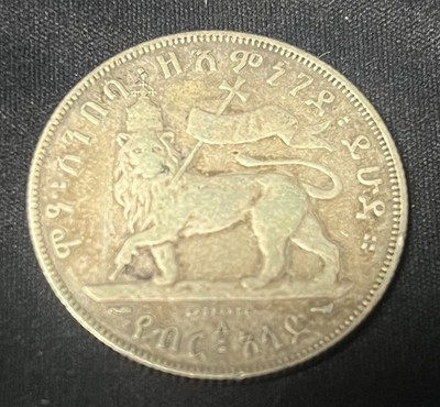 エチオピア（1889年）1/2 BIRR銀貨 1889-A Ethiopia Menelik II 1/2 Birr SILVER COIN | eBay