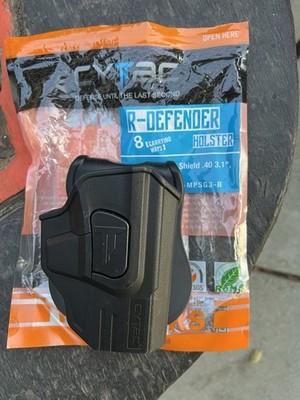 Cytac CY-MPSG3 R-Defender G3 S&W M&P Shield Holster 3.1''/9mm Or 40 3.1