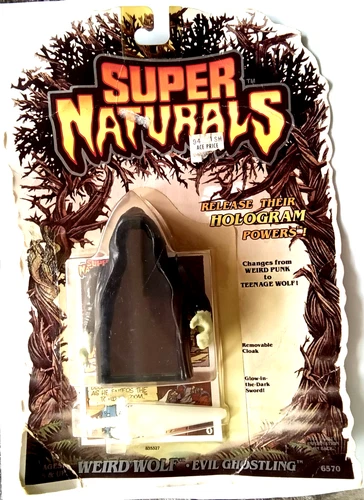 1986 Vintage Super Naturals Weird Wolf Evil Ghostling Vintage Figure Tonka New