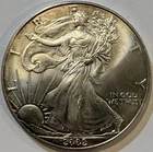 2002 American Silver Eagle $1 1 oz .999 Fine Silver Coin Uncertified
