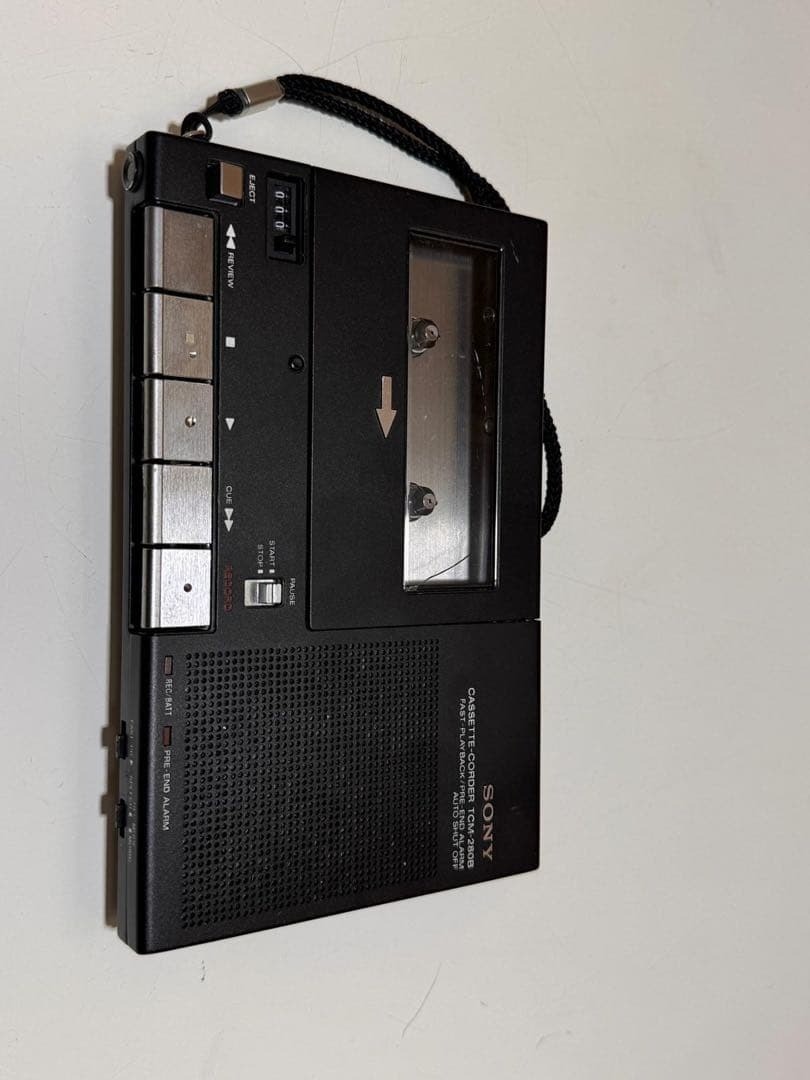 SONY CASSETTE CORDER カセットプレーヤー TCM-280B Sony TCM 280B Cassette Corder Vintage Retro Tape Recorder Tested