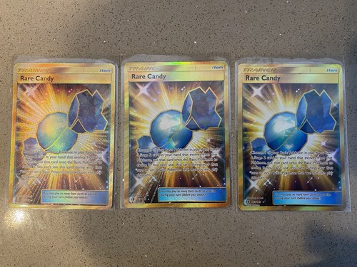 Pokemon Cards: Rare Candy 165/145 Secret Rare Guardians Rising NM x3 🔥