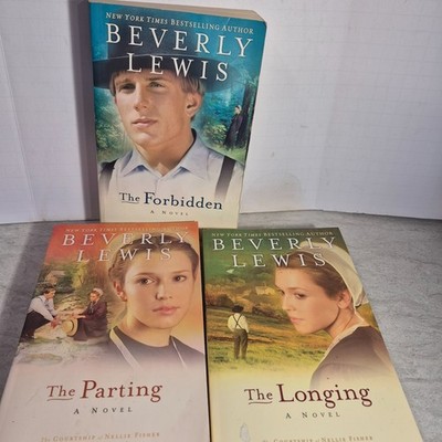 The Courtship Of Nellie Fisher Novels By Beverly Lewis Lot Of 3 Trade Paperback