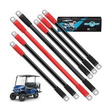 EZGO Battery Cables, Golf Cart Wiring Kit for TXT 1994-UP 36V and 48V, 4 Gaug...