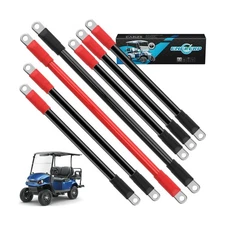 EZGO Battery Cables, Golf Cart Wiring Kit for TXT 1994-UP 36V and 48V, 4 Gaug...