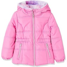 LONDON FOG Big Girls' Heavyweight Fleece Lined Puffer Jacket with