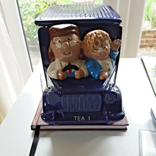 WADE TETLEY TEA FOLK STYLE OF A DELIVERY VAN:   FOR TEA, BISCUITS, COOKIES ETC.