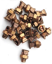 Lot of 20 Ilsco IL-8 Copper Split Bolt Connectors #8 AWG Wire