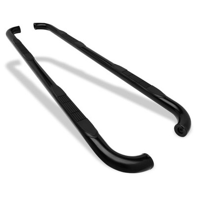 2pcs 3'' Step Bars Black Powdercoat Chevy Colorado GMC Canyon 2004-2012 Crew Cab
