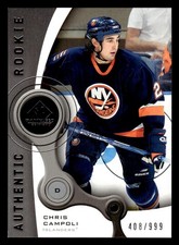 2005 SP GAME USED CHRIS CAMPOLI 144 MINT RC 408/999 HOCKEY NEW YORK ISLANDERS