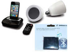 WIRELESS LIGHTBULB SPEAKER AUDIOMOTION L-2015  BLUETOOTH MUSIC RECEIVER I-WAVE