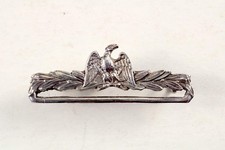 French Legion d'honneur Medal  Ribbon Mount Sterling Silver Brooch Bailey 1856