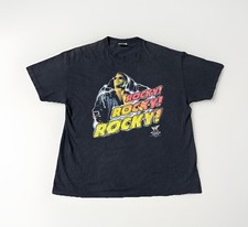 Vintage WWF The Rock Shirt The People  s Champ Double Sided 2001 Dwayne Johnson