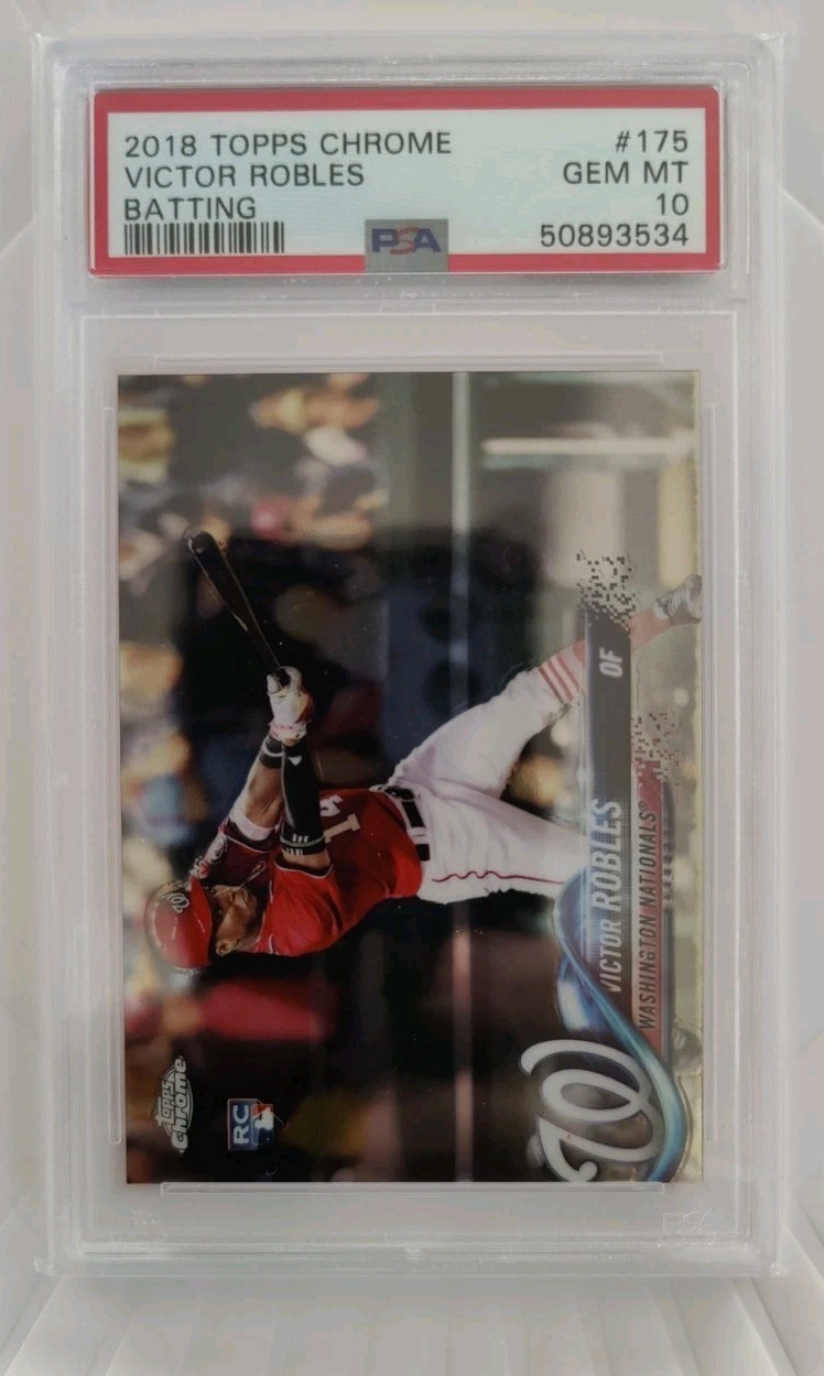 2018 Topps Chrome Victor Robles #175 PSA 10