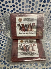 Logical Leather Small Dog Collar Premium Full Grain Leather - Pink (2Pk) *NEW*