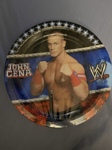 John Cena WWE Plates, Party Goods, Set of Four - 第 1/5 張圖片