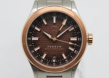 Henry Archer Varden GMT HA-2-VER-075 Men's 39mm ST.Steel Automatic Wristwatch