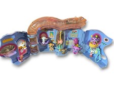 Littlest Pet Shop Lps 2004 Little Lovin’ Pet Playhouse Juego Lote con 8 Mascotas