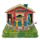 Mattel FARMER IN THE DELL Tin Litho Wind Up Musical TOY-Not Working 1950s VTG